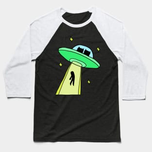 cat alien abduction Baseball T-Shirt